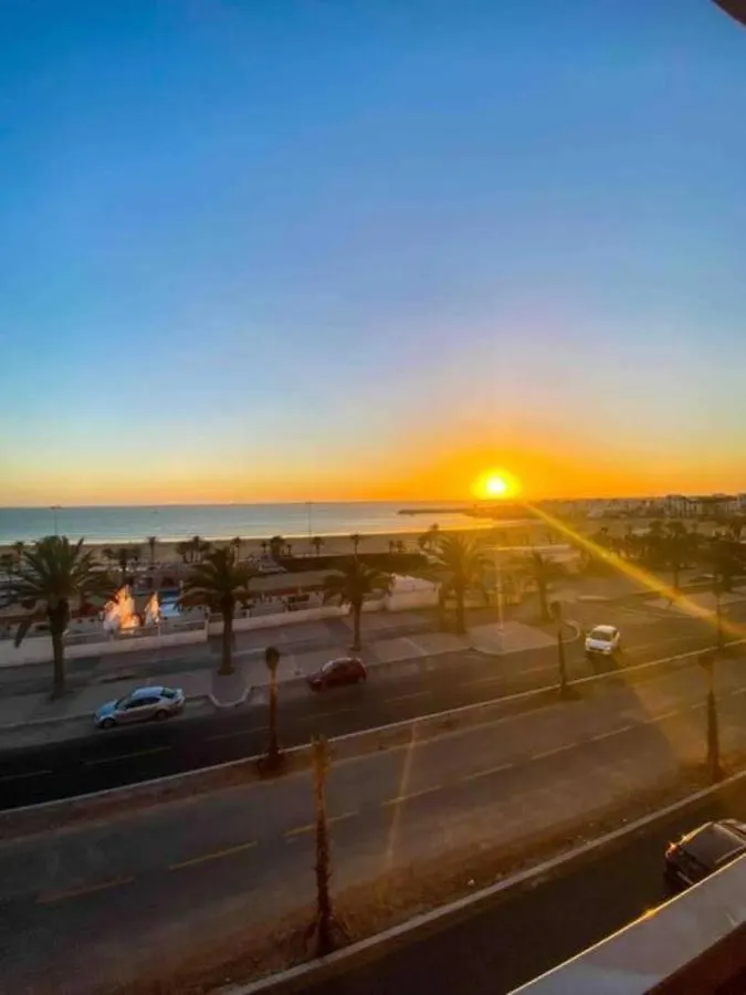 Sunset Paradise Panoramic View On Agadir'S Coast Apartman